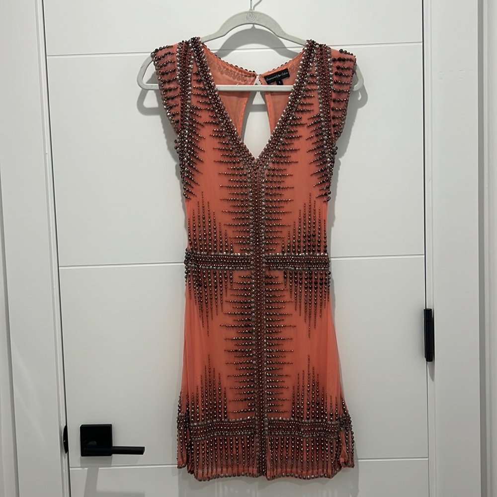 Beautiful diamondforeden studded dress.